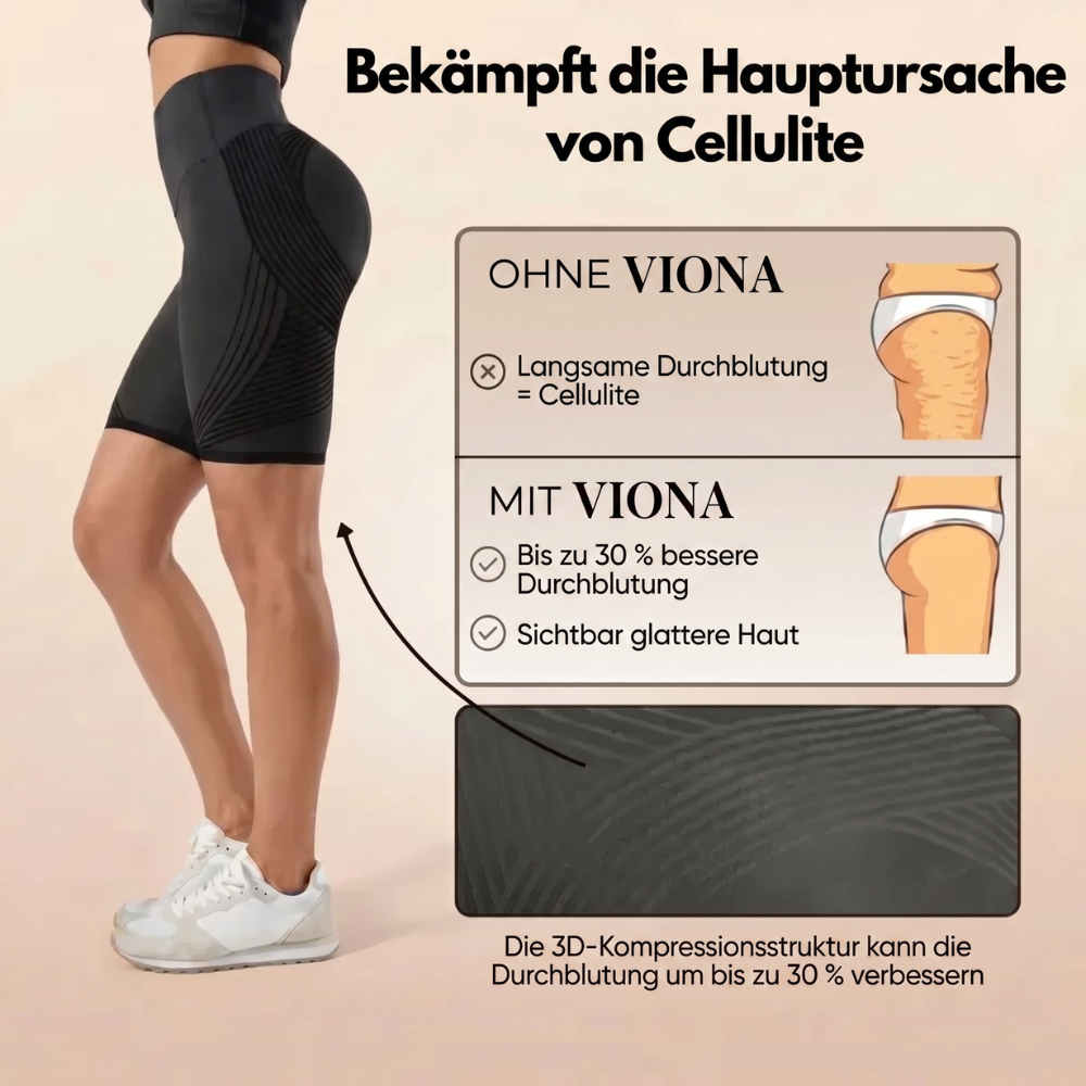 3D Anti-Cellulite Short-Leggings