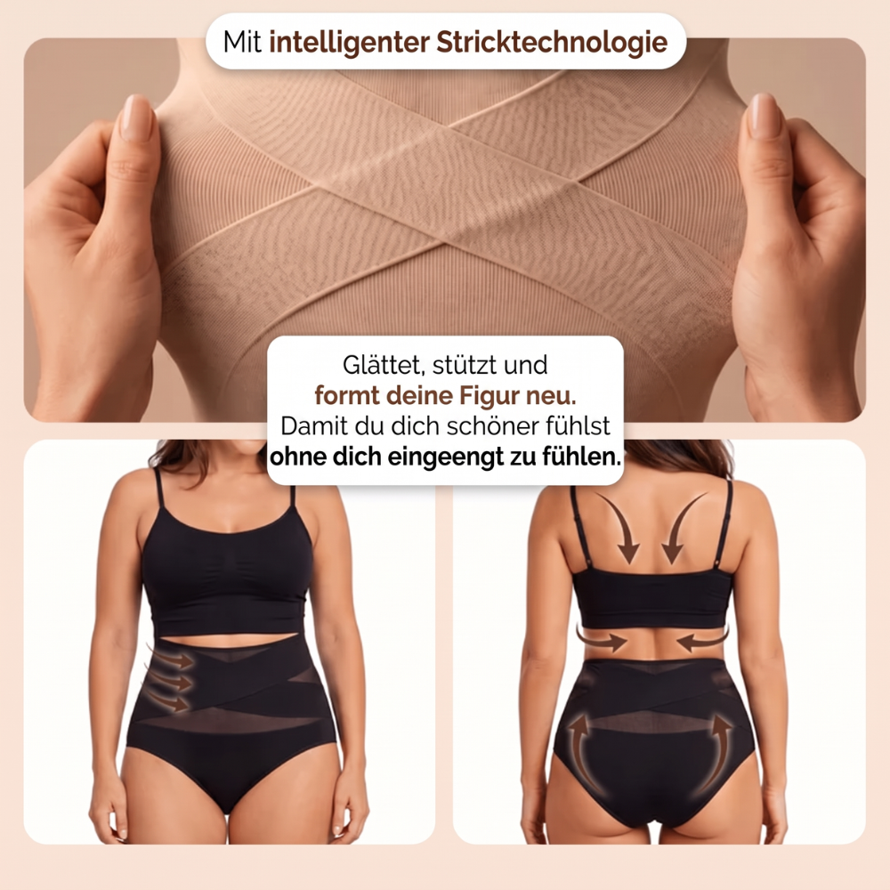 Bauchweg-Slip mit hoher Taille
