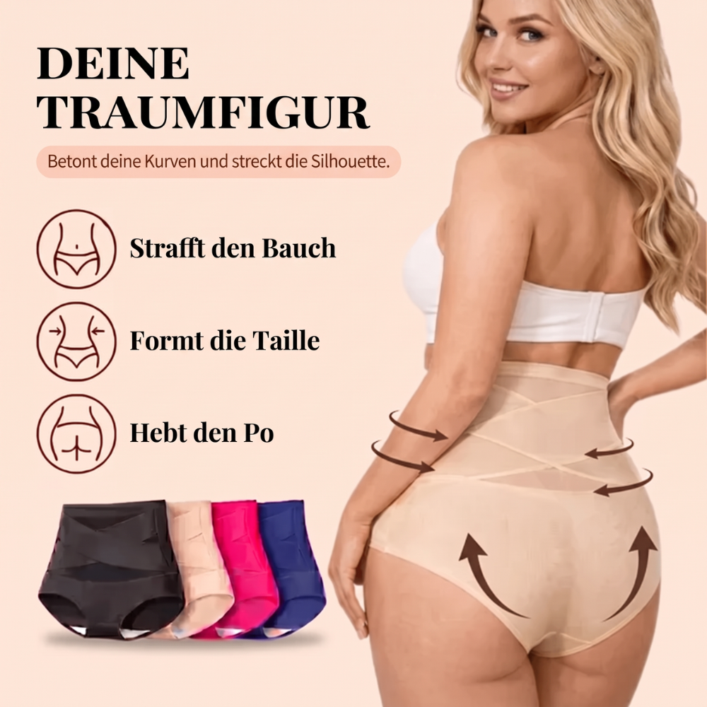 Bauchweg-Slip mit hoher Taille