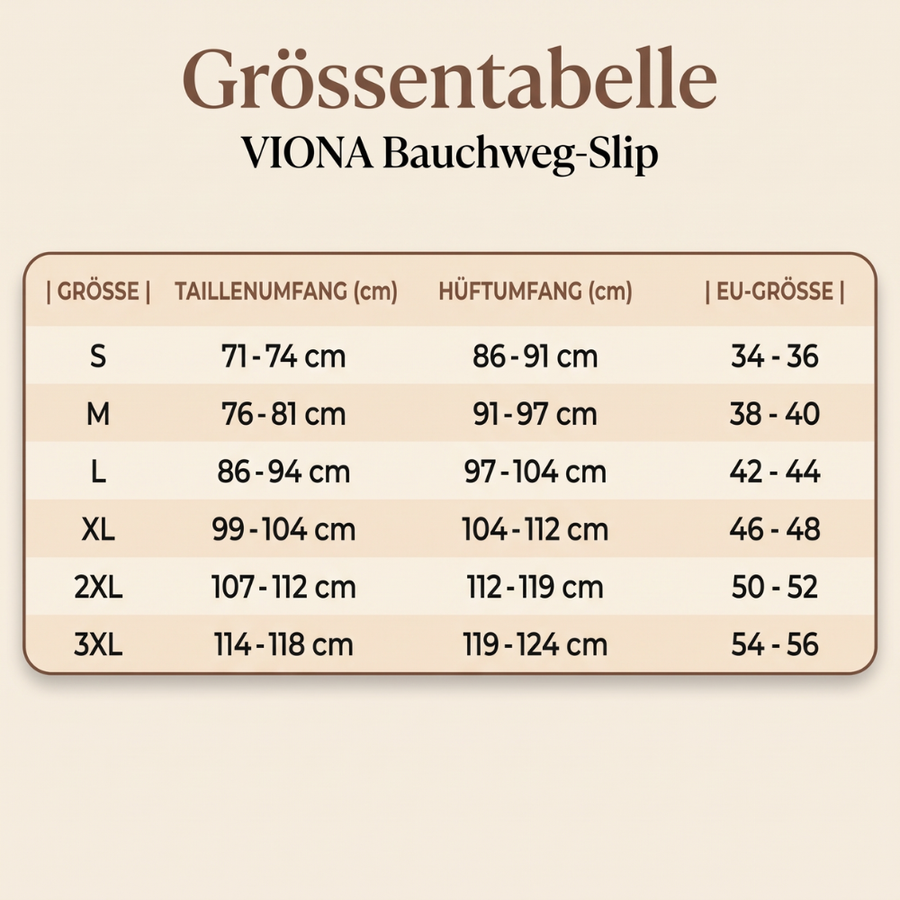 Bauchweg-Slip mit hoher Taille