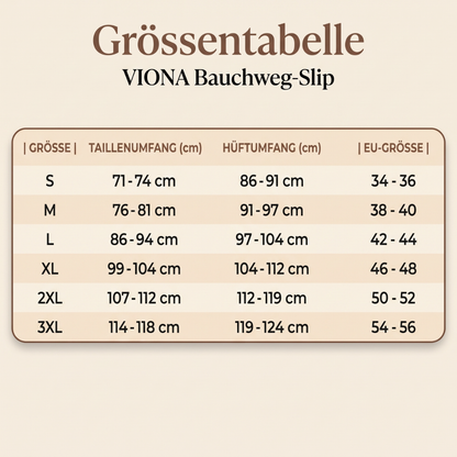 Bauchweg-Slip mit hoher Taille
